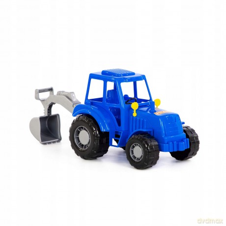 Traktor-koparka "Altaj" niebieski w siatce