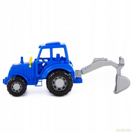 Traktor-koparka "Altaj" niebieski w siatce