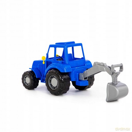 Traktor-koparka "Altaj" niebieski w siatce