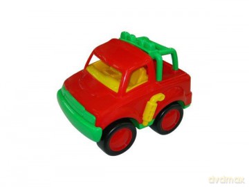 Samochód Jeep w siatce