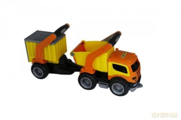 Wader GripTruck wywrotka z naczepą w siatce