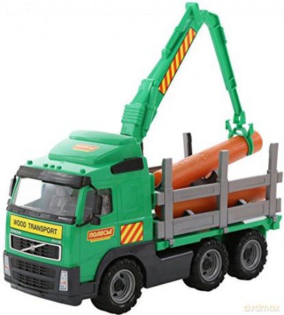 Ciężarówka z drewnem Power Truck w pudełku