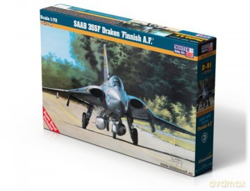 Model samolotu do sklejania SAAB F-35J Draken Finnish A.F. 1:72