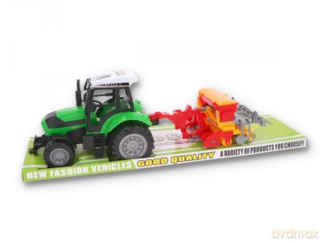 Traktor z maszyną rolniczą