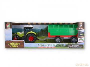 Traktor z przyczepą