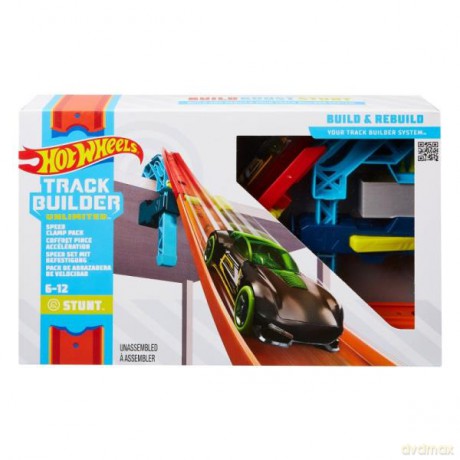 Hot Wheels Truck Builder Zestaw Zaczep z torem zjazdowym MATTEL
