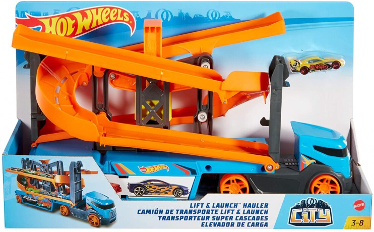 Hot Wheels City Transporter - Tory zjazdowe 2w1 MATTEL