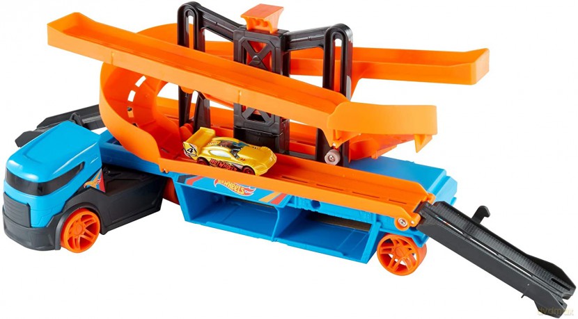 Hot Wheels City Transporter - Tory zjazdowe 2w1 MATTEL