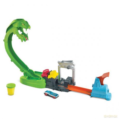 Hot Wheels CITY Jadowita Kobra zestaw MATTEL