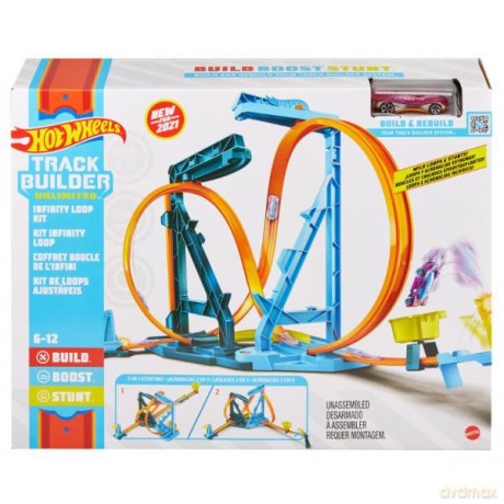 Hot Wheels Track Builder Pętla Megatransformacja zestaw MATTEL