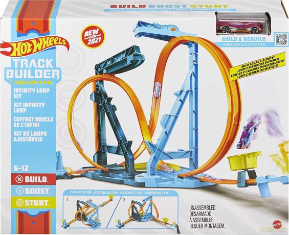 Hot Wheels Track Builder Pętla Megatransformacja zestaw MATTEL