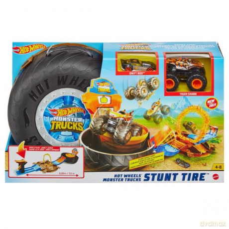 Hot Wheels Monster Trucks Opona - Kaskaderska arena MATTEL