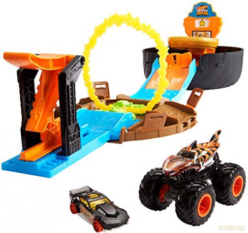 Hot Wheels Monster Trucks Opona - Kaskaderska arena MATTEL