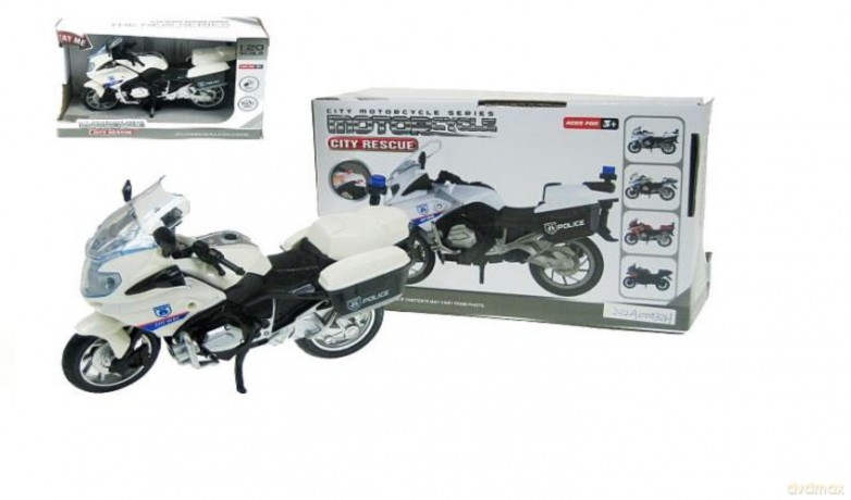 Motocykl Policja 18 cm światło, dźwięk 661-011D HIPO