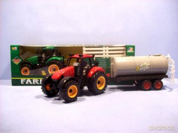 Traktor z przyczepą w pudełku HIPO