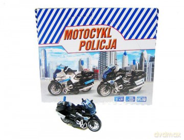 Motocykl Policja 13 cm z napędem, światło, dźwięk M2217U/DB HIPO