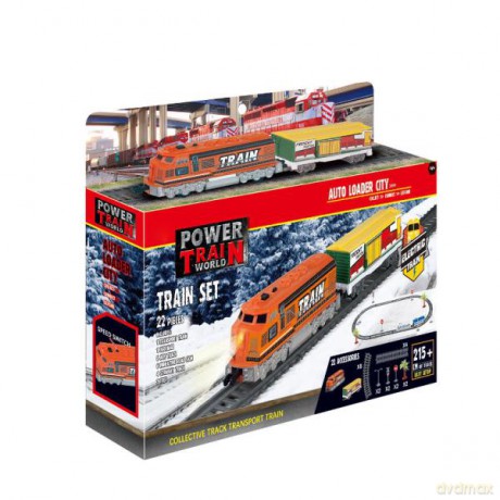 Kolejka power train set z torami