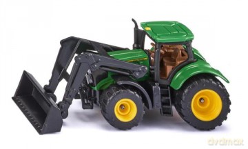 SIKU Traktor John Deere z przednią ładowarką