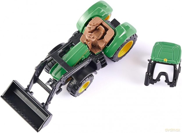 SIKU Traktor John Deere z przednią ładowarką