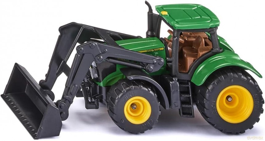 SIKU Traktor John Deere z przednią ładowarką