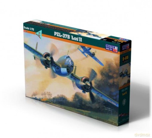 Model samolotu do sklejania PZL-37B Łoś II 1:72