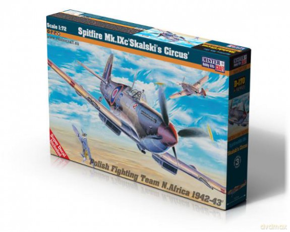 Model samolotu do sklejania Spitfire Mk.IXc "Skalski's Circus" 1:72