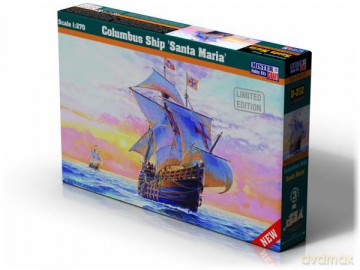 Model żaglowca do sklejania Columbus Ship "Santa Maria" 1:270