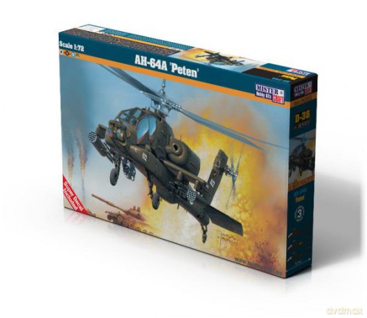 Model helikoptera do sklejania AH-64A "Peten" 1:72