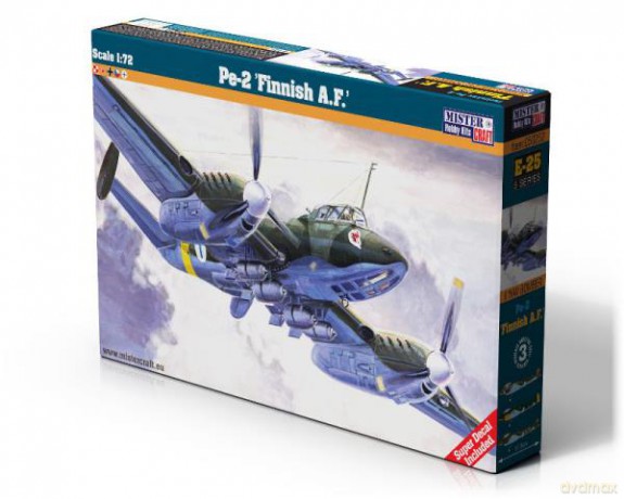 Model samolotu do sklejania Pe-2 "Finnish A.F." 1:72