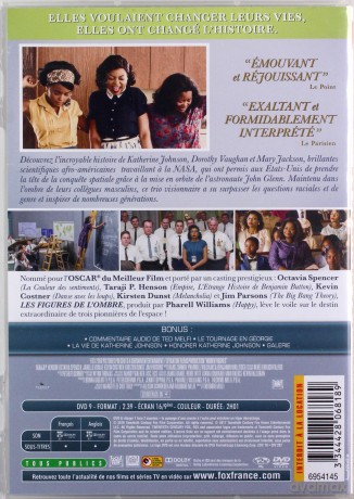 Hidden Figures (Ukryte działania) [DVD]