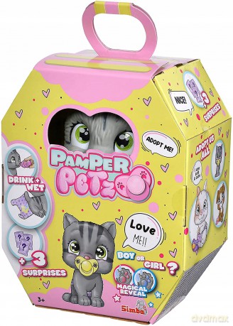 PAMPER PETZ Kotek z pieluszkowego gangu Simba [FIGURKA]