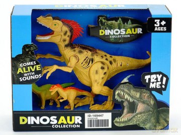 Dinozaury 4 sztuki w pudełku [FIGURKA]
