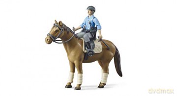 Figurka policjanta na koniu BRUDER [FIGURKA]