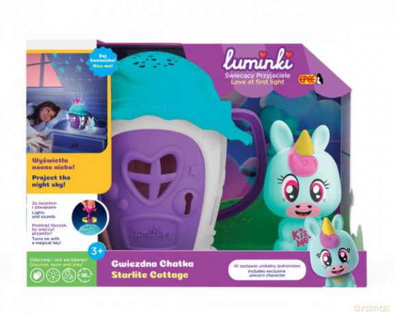 EP Luminki biała Latarenka + Jednorożec Misty [FIGURKA]