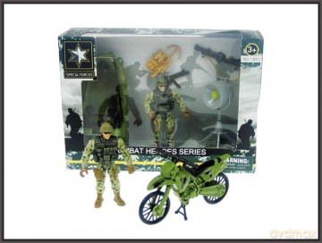 Żołnierz 10 cm motor/ponton w pudełku [FIGURKA]