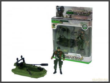 Żołnierz 10 cm z pontonem [FIGURKA]