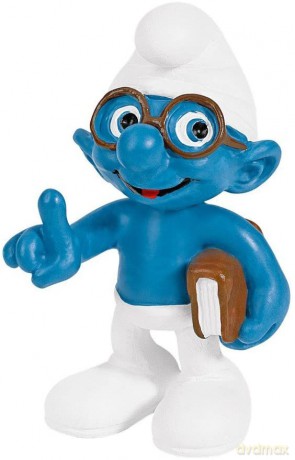 Schleich Smerf Ważniak z książką [FIGURKA]