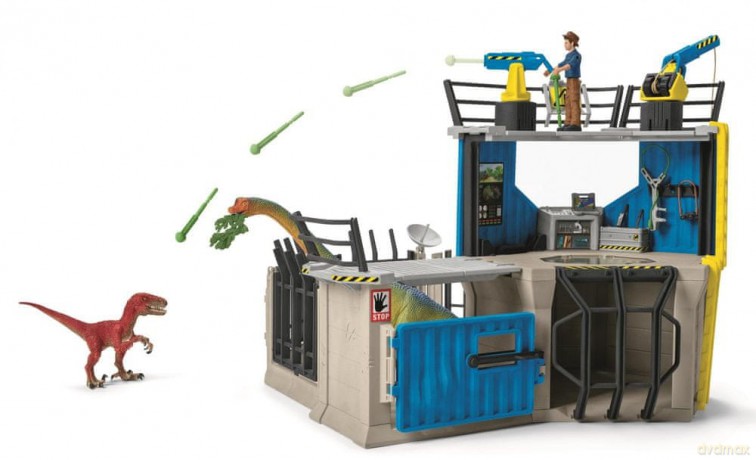 Schleich Duża stacja badawcza dinozaurów [FIGURKA]