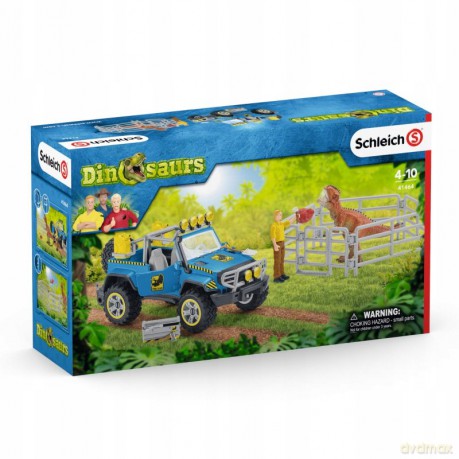 Schleich Samochód terenowy z miejscem dla dinozaura [FIGURKA]