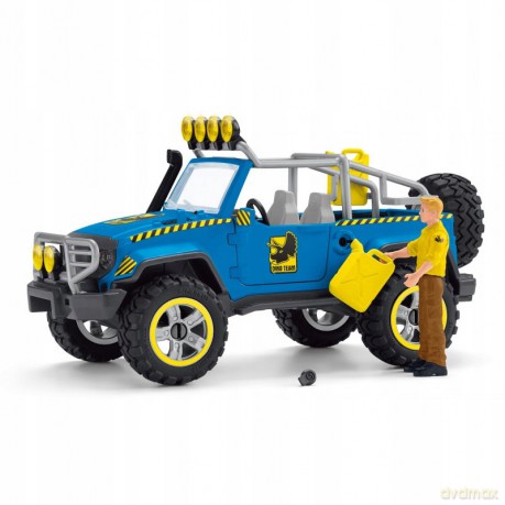 Schleich Samochód terenowy z miejscem dla dinozaura [FIGURKA]