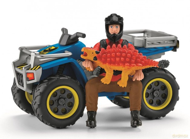 Schleich Ucieczka quadem przed Welociraptorem [FIGURKA]