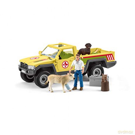 Schleich Samochód weterynarza na farmie [FIGURKA]
