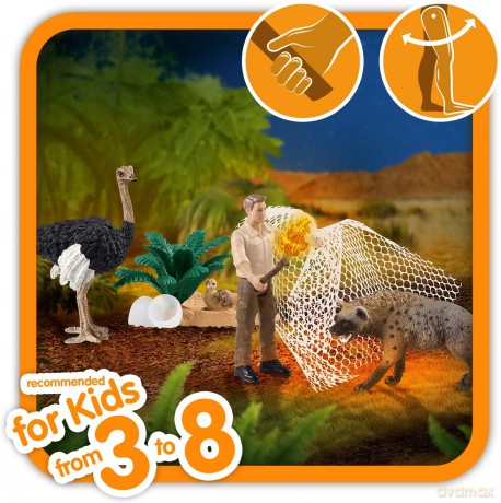 Schleich Atak hieny [FIGURKA]