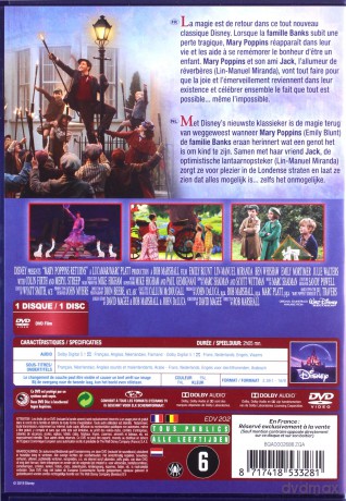 Mary Poppins Returns (Mary Poppins powraca) (Disney) [DVD]
