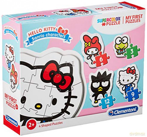 CLEMENTONI 3-6-9-12 el. Moje Pierwsze Puzzle Hello Kitty [PUZZLE]