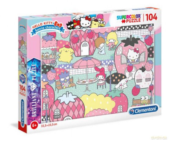 CLEMENTONI 104 el. brilliant Hello Kitty [PUZZLE]