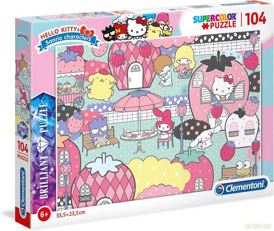 CLEMENTONI 104 el. brilliant Hello Kitty [PUZZLE]