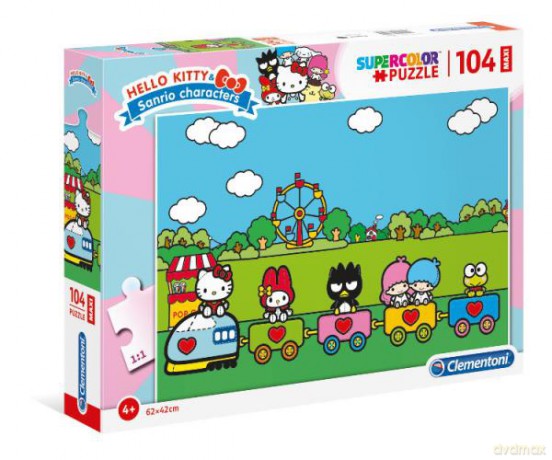 CLEMENTONI 104 el. Maxi Hello Kitty [PUZZLE]