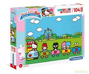 CLEMENTONI 104 el. Maxi Hello Kitty [PUZZLE]