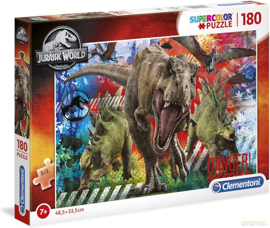 CLEMENTONI 180 el. Jurassic World [PUZZLE]